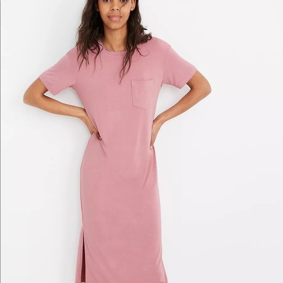 NWT! Madewell Midi Tee Dress - Picture 3 of 4